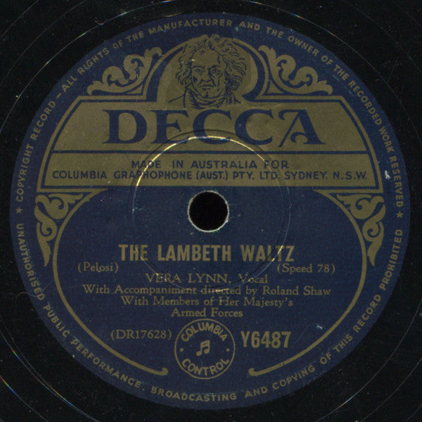 Vera Lynn : Windsor Waltz / The Lambeth Waltz (Shellac, 10")