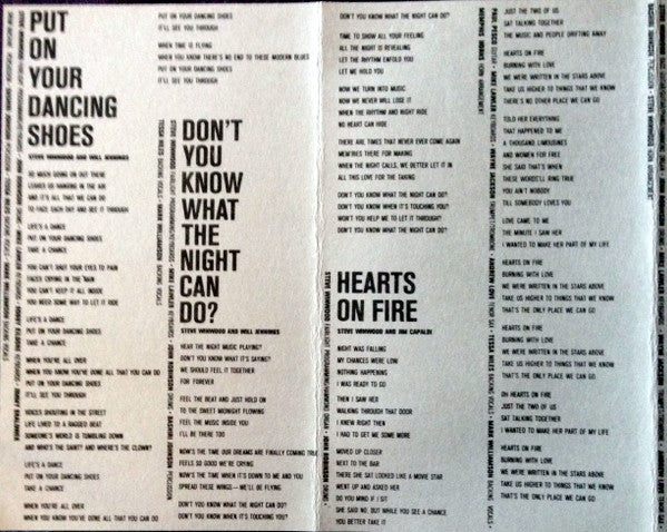 Steve Winwood : Roll With It (Cass, Album)