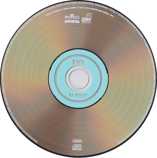 Dido : No Angel (CD, Album, RE)