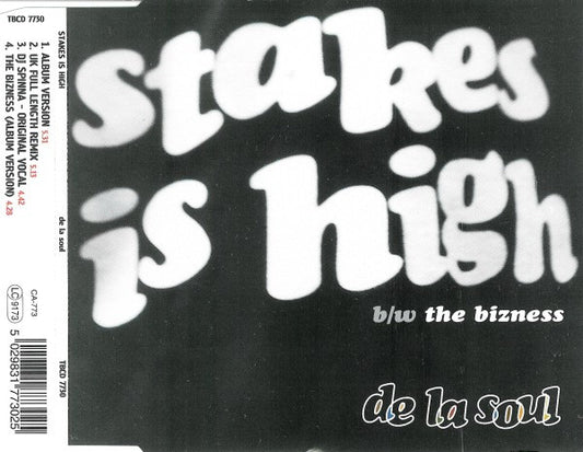 De La Soul : Stakes Is High (CD, Single)