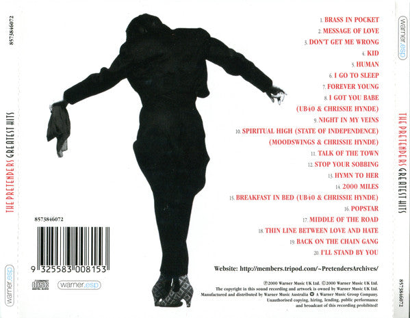 The Pretenders : Greatest Hits (CD, Comp)