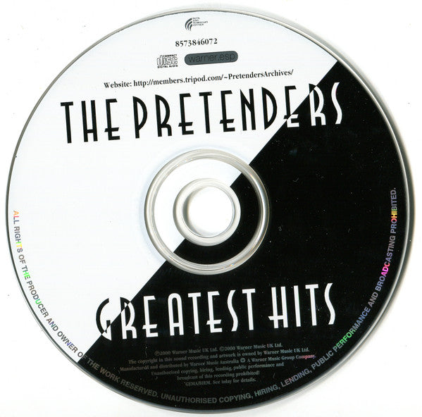 The Pretenders : Greatest Hits (CD, Comp)