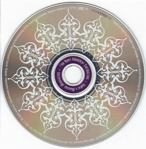 Ravi Shankar : India's Master Musician (CD, Album, RE, RM)