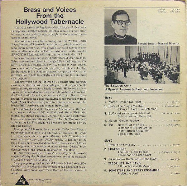 Hollywood Tabernacle Band* : Brass And Voices From The Tabernacle (LP)