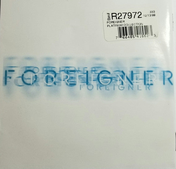 Foreigner : The Platinum Collection (CD, Comp)
