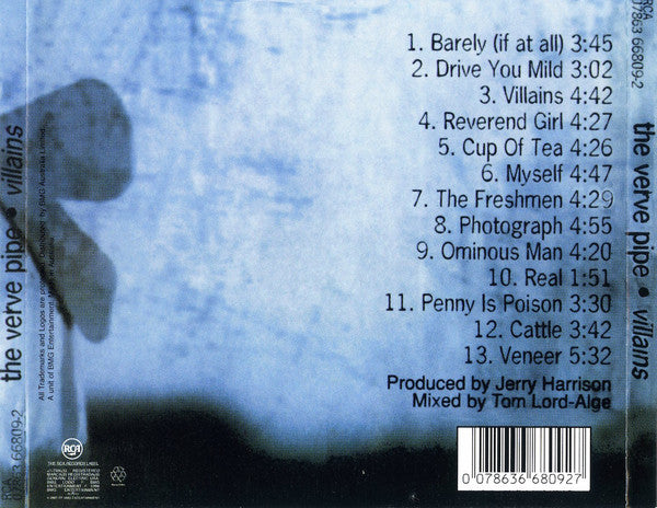 The Verve Pipe : Villains (CD, Album)