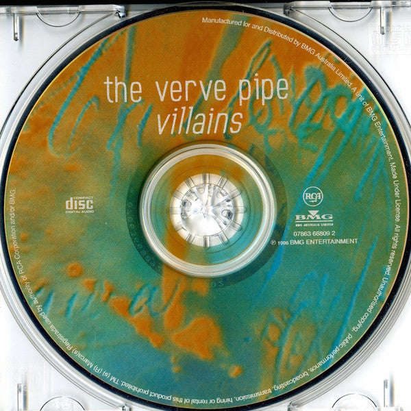 The Verve Pipe : Villains (CD, Album)