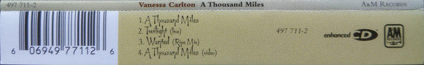 Vanessa Carlton : A Thousand Miles (CD, Single, Enh)