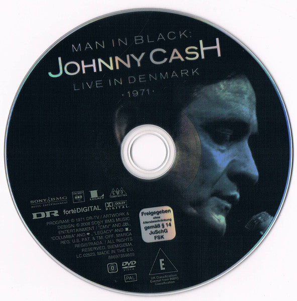 Johnny Cash : Man In Black: Live In Denmark 1971 (DVD-V, Copy Prot., RE, PAL, Reg)