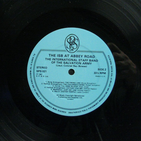 International Staff Band Of The Salvation Army : The I.S.B. At Abbey Road (LP, Album)