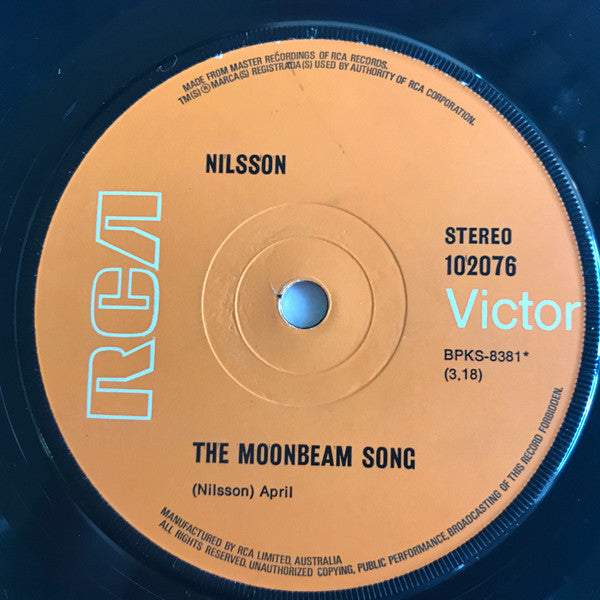 Harry Nilsson : Jump Into The Fire (7", Single)