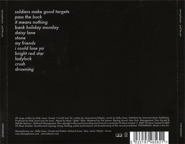 Stereophonics : Pull The Pin (CD, Album)