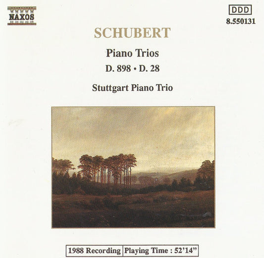 Franz Schubert, Stuttgarter Klaviertrio : Piano Trios D. 898 • D. 28 (CD)