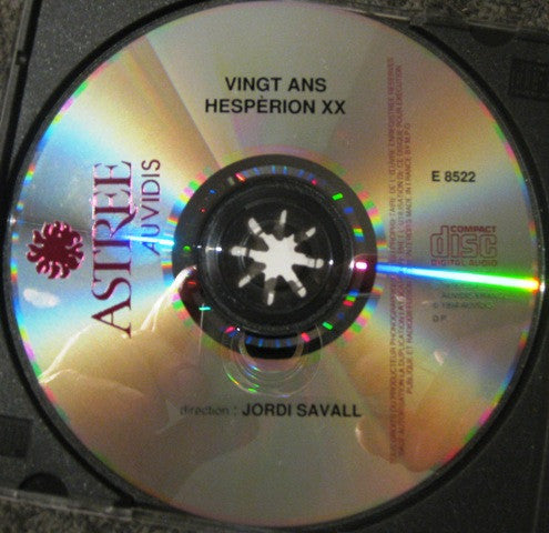 Hespèrion XX Direction: Jordi Savall : Vingt Ans Hespèrion XX (CD, Comp)