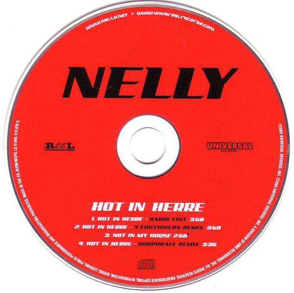 Nelly : Hot In Herre (CD, Maxi)