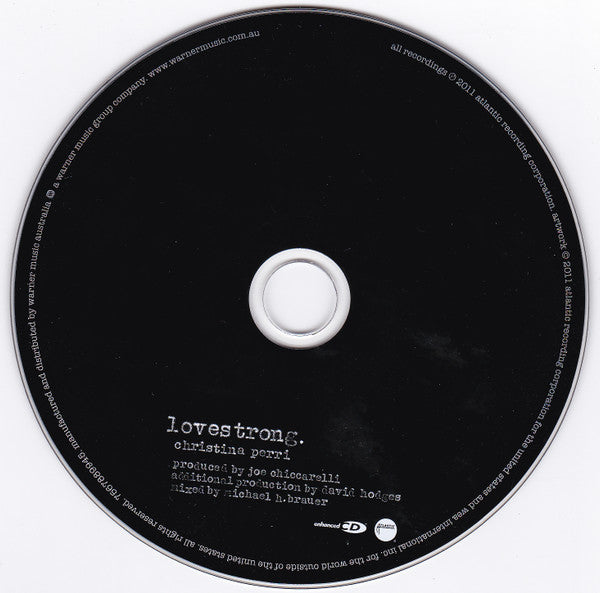 Christina Perri : Lovestrong. (CD, Album, Enh)