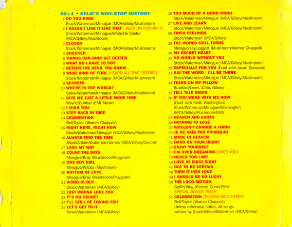 Kylie Minogue : Greatest Hits (CD, Comp + CD, Mixed)