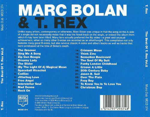T. Rex : The Best Of T. Rex Vol. 2 (CD, Comp, RE)