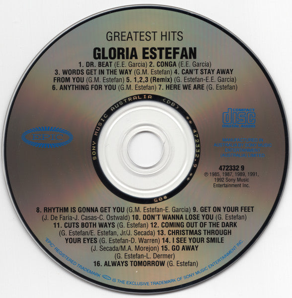 Gloria Estefan : Greatest Hits (CD, Comp, RE)