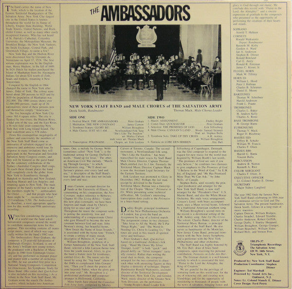 New York Staff Band* : The Ambassadors (LP)