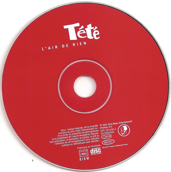 Tété : L'air De Rien (CD, Album)