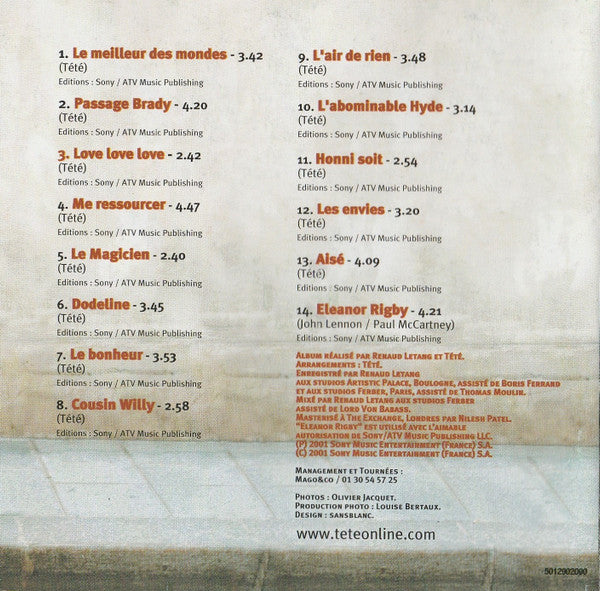Tété : L'air De Rien (CD, Album)