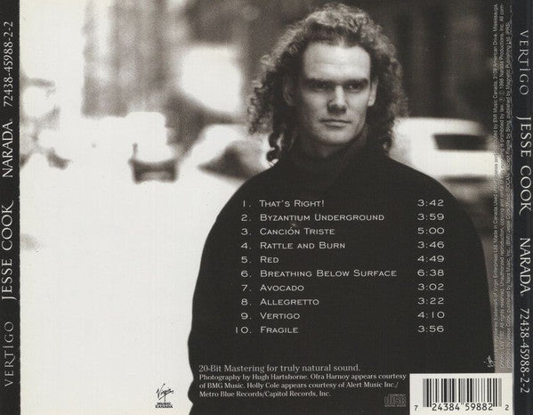 Jesse Cook : Vertigo (CD, Album)