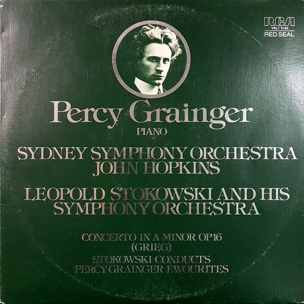 Grieg*, Percy Grainger, Sydney Symphony Orchestra, John Hopkins (11), Leopold Stokowski And His Symphony Orchestra : Concerto In A Minor, Op. 16 / Stokowski Conducts Percy Grainger Favourites (LP, Comp)