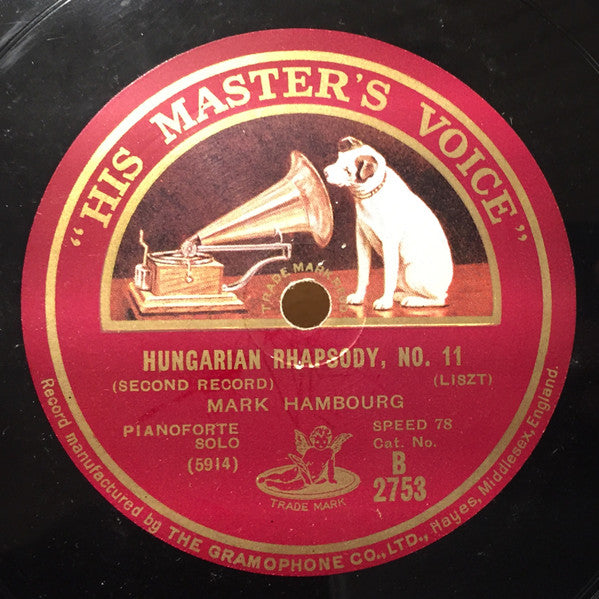 Mark Hambourg : Hungarian Rhapsody, No. 11 (Shellac, 10")