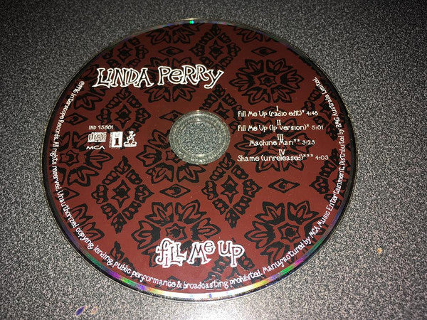 Linda Perry : Fill Me Up (HDCD, Single)