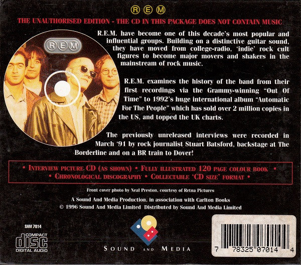 R.E.M. : Fully Illustrated Book & Interview Disc (The Unauthorized Edition) (CD, Ltd, Unofficial)