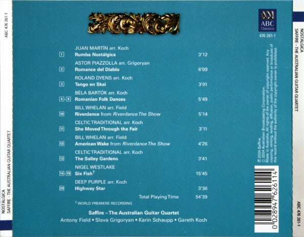 Saffire : Nostálgica (CD, Album)