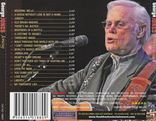 George Jones (2) : Jonesy (CD, Comp)