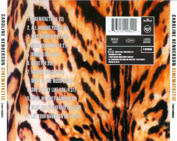 Caroline Henderson : Cinemataztic (CD, Album)