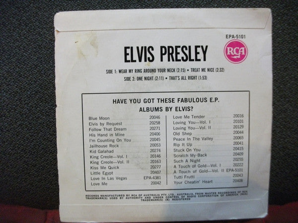Elvis* : A Touch Of Gold Volume II (7", EP)