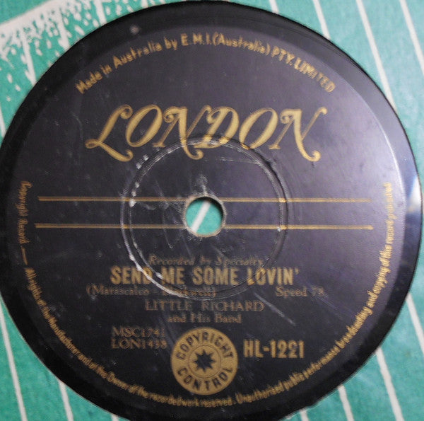 Little Richard And His Band : Lucille / Send Me Some Lovin' (Shellac, 10")