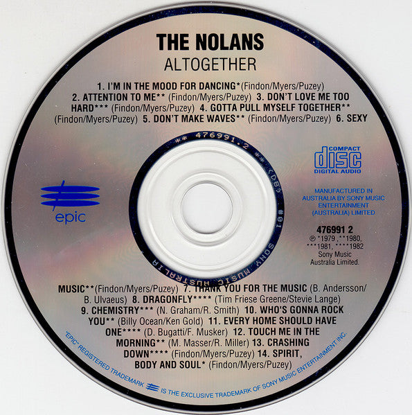 The Nolans : Altogether (CD, Comp)