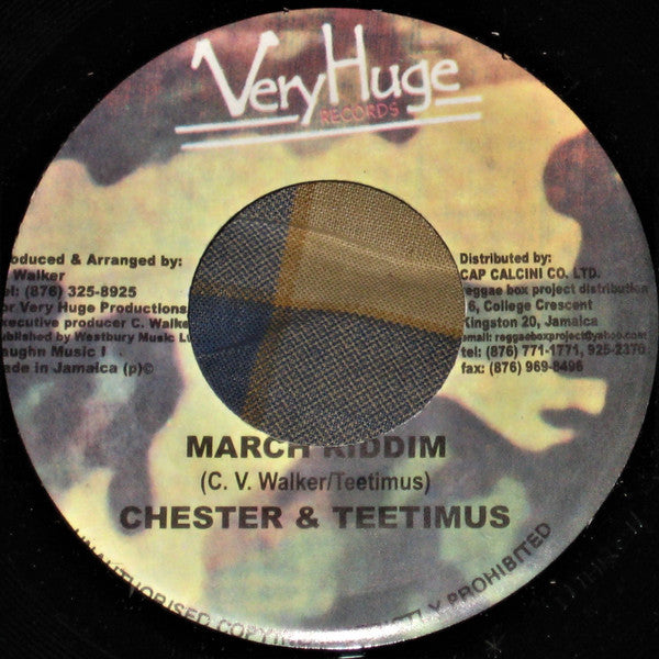 Mr. Lexx / Chester Walker & Teetimus : Crazy Ravin' / March Riddim (7")