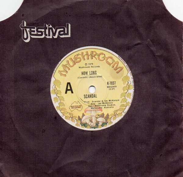 Scandal (18) : How Long (7", Single)