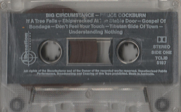 Bruce Cockburn : Big Circumstance (Cass, Album)