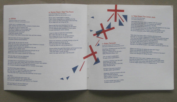 Billy Bragg & The Blokes : England, Half English (CD, Album)