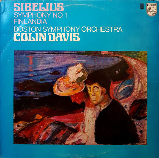 Sibelius* - Boston Symphony Orchestra, Colin Davis* : Symphony No. 1 / "Finlandia" (LP, Album, Club, RE)