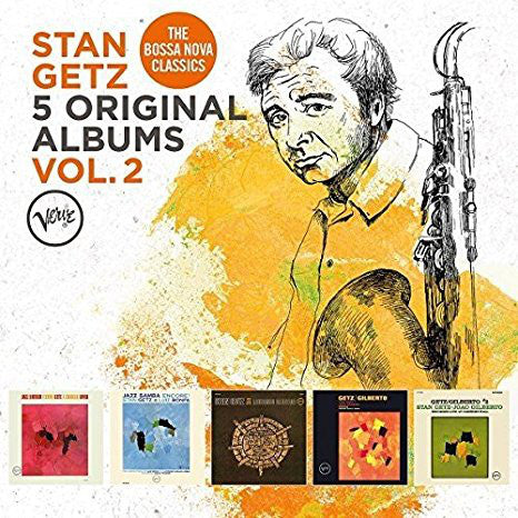Stan Getz : 5 Original Albums, Vol. 2 (5xCD, Album, RE, RM + Box, Comp)