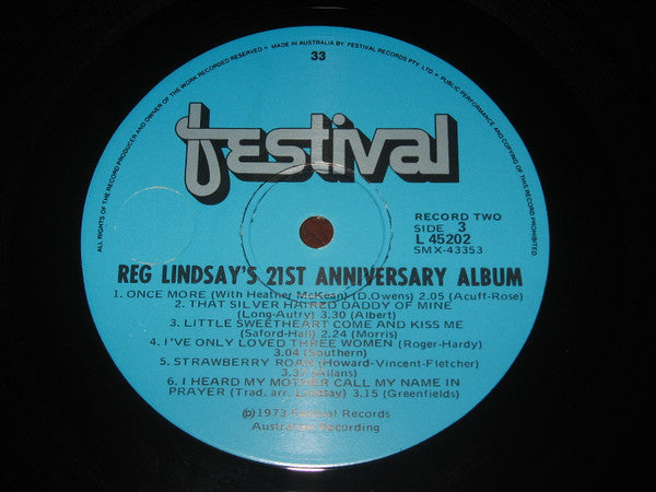 Reg Lindsay : 21st Anniversary Album (2xLP)