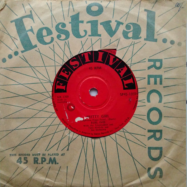 Burl Ives With The Trinidaddies And Tony Mottola And His Orchestra : Marianne (7", Single)