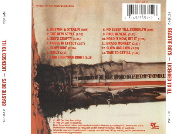 Beastie Boys : Licensed To Ill (CD, Album, RE)