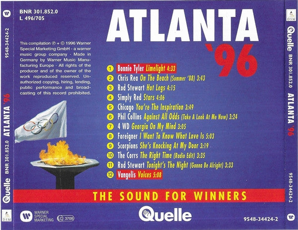 Various : Atlanta '96 - The Sound Of Winners (CD, Comp)