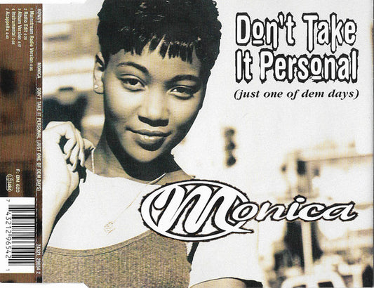 Monica : Don't Take It Personal (Just One Of Dem Days) (CD, Single)