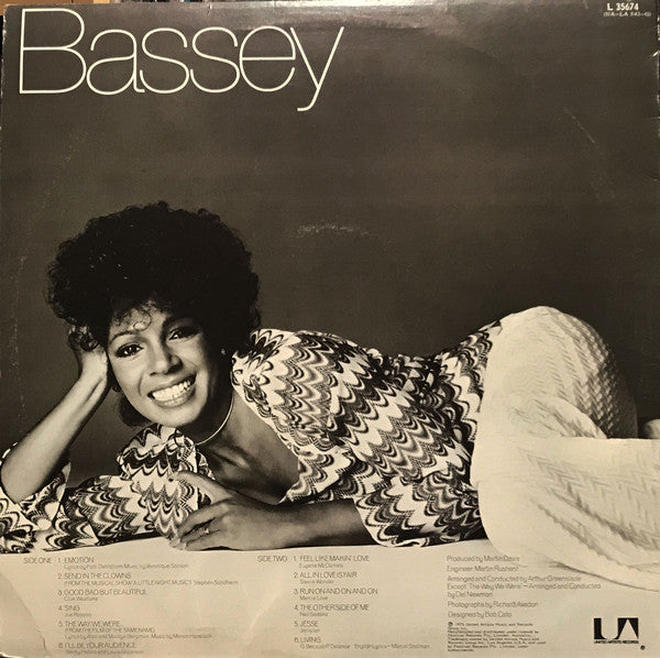 Shirley Bassey : Good, Bad But Beautiful (LP, Album)