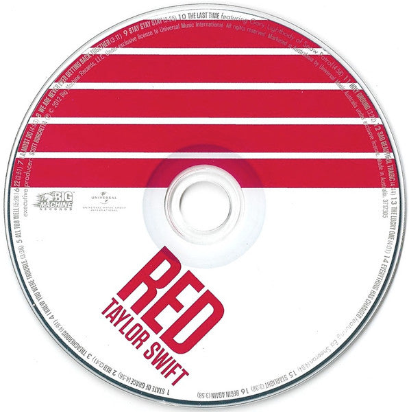 Taylor Swift : Red (2xCD, Album, Dlx)